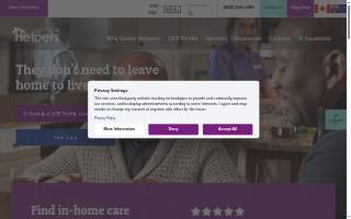 Senior Helpers of Evanston website