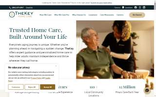 TheKey - Senior Home Care of Evanston website