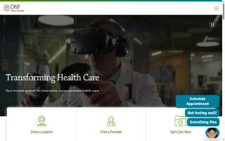 OSF Medical Group - Behavioral & Mental Health website