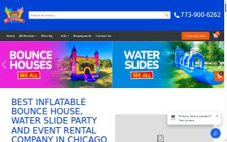 Play House Party Rentals of Evergreen Park website