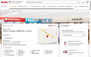 CVS of Freeport website