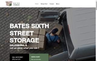 Bates Sixth Street Storage website