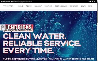 Hendricks Pump Service, Inc. website