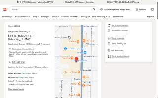 Walgreens Pharmacy of Galesburg website