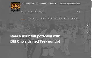 Bill Cho's United Taekwondo Center website