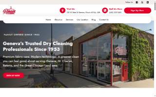 Geneva Cleaners website