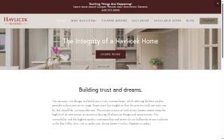 Havlicek Builders Inc website