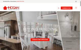 Hogan Design & Construction website