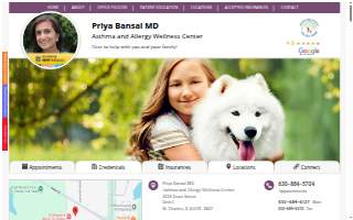 Priya Bansal MD of Bartlett website