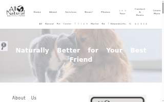 All Natural Pet Center of Glen Carbon website