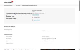 Community Brokers Insurance website