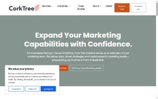 Cork Tree Creative, Inc. website