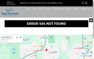 Ginger Creek Dental website