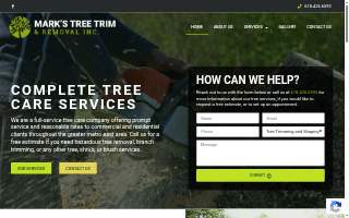 Marks Tree Trim & Removal, Inc. website