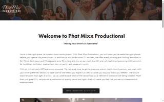 Phat Mixx Productions DJ Entertainment & Ligthing Services of Glen Carbon website