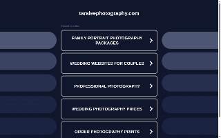 Tara Lee Photography website