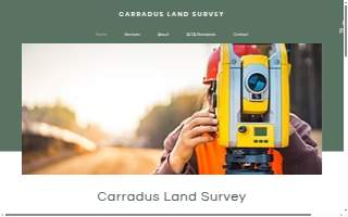 Carradus Land Survey website