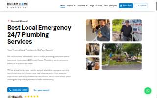 Dream Home Plumbing website