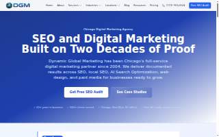 Dynamic Global Marketing website
