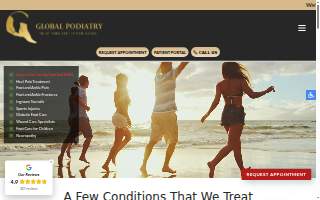 Global Podiatry - Simon Donets, DPM of Glen Ellyn website