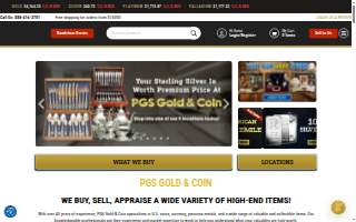 PGS Gold & Coin website