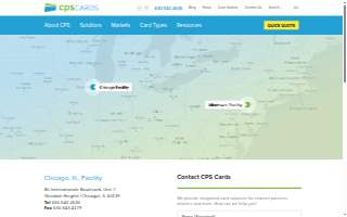 CPS Cards website
