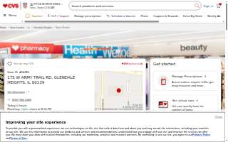 CVS Pharmacy of Glendale Heights website