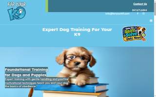 For Your K9, Inc. website