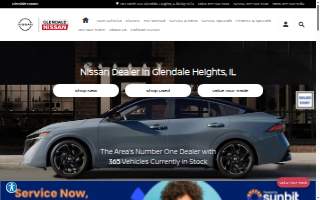 Glendale Nissan website