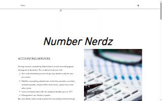 Number Nerdz Tax Accounting And Bookkeeping of Glendale Heights website