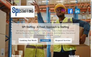 Spi Staffing of Glendale Heights website