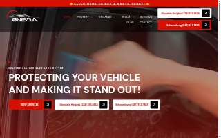 Umbra Window Tinting website