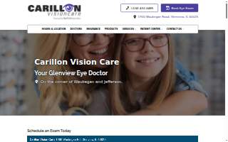 Carillon Vision Care website