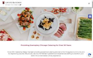Catered by Design of Glenview website
