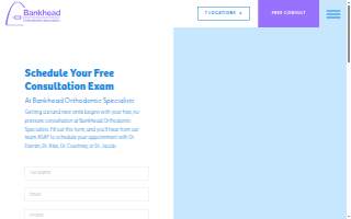 Bankhead Orthodontic Specialists website