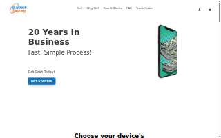 Buyback Express website