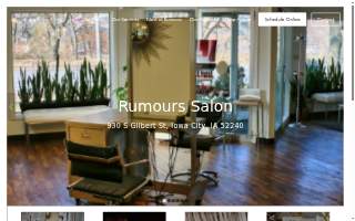Rumours Salon website