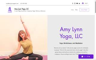 Amy Lynn Yoga, LLC website