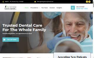 Village Family Dental website