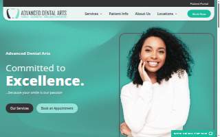 Advanced Dental Arts website