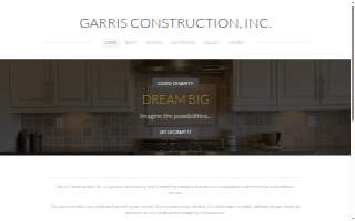 Garris Construction, Inc. website