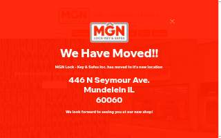 MGN Lock Key & Safes, Inc. of Grayslake website