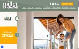 Miller Chiropractic website