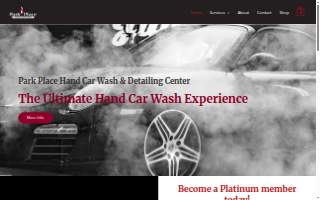 Park Place Hand Car Wash of Grayslake website