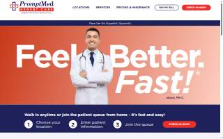 PromptMed Urgent Care of Grayslake website