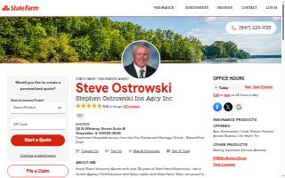 Steve Ostrowski - State Farm Insurance Agent website