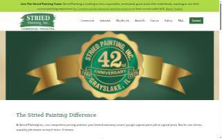 Stried Painting, Inc. website