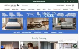 Beds in a Box Mattress Shop website