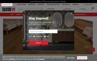 Floor & Decor of Gurnee website