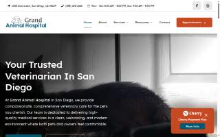 Grand Animal Hospital - Hometown Veterinary Partners Gurnee website